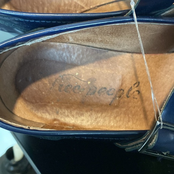 Free People navy blue platform loafers - Picture 9 of 9